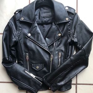 Faux Leather Moro Jacket